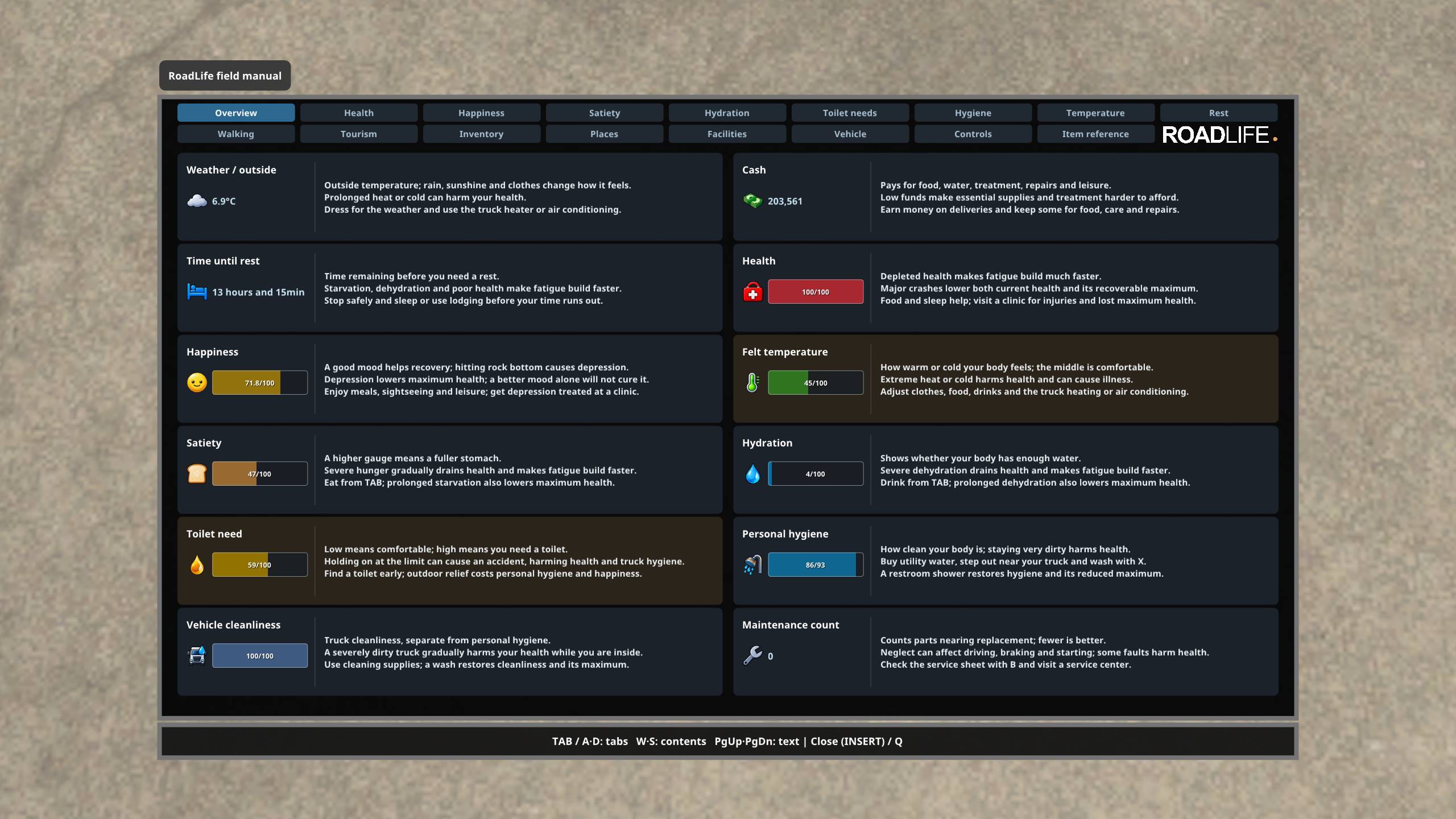 In-game manual preview 1